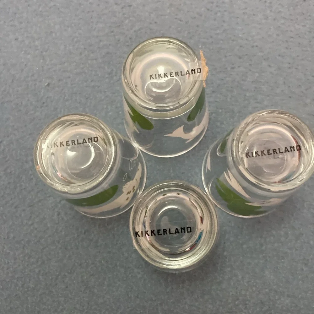 CIB Kikkerland Koi Morph (Cold Liquid Color Changing) 1oz Shot Glass - Set of 4